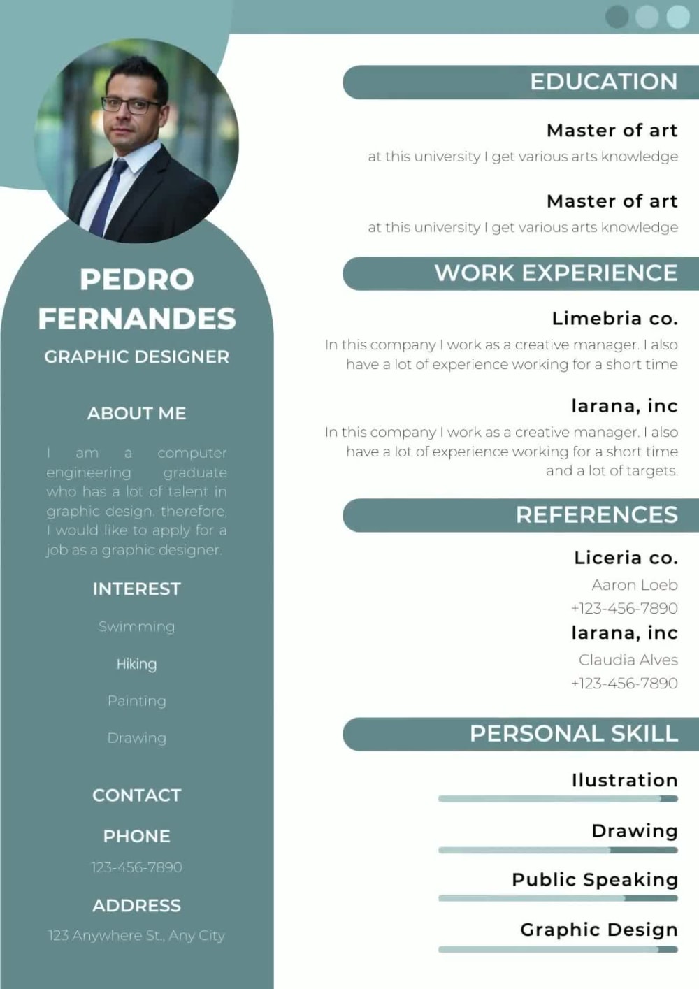 professional-resume-or-cv-template-upwork