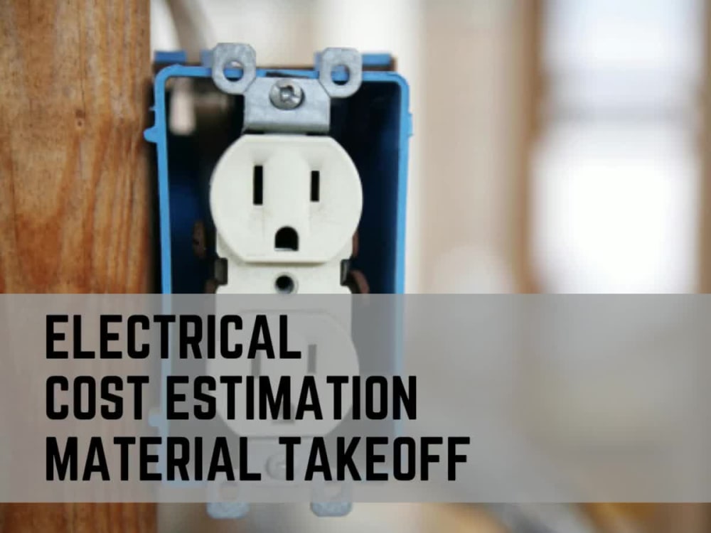 Electrical Takeoff Cost Estimation With Planswift And Rsmeans Upwork