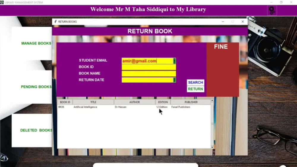 A fully functioned library management software | Upwork