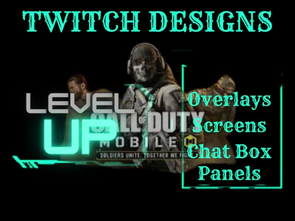 Flashy twitch logo, twitch overlay, twitch panels, twitch banner. Upwork