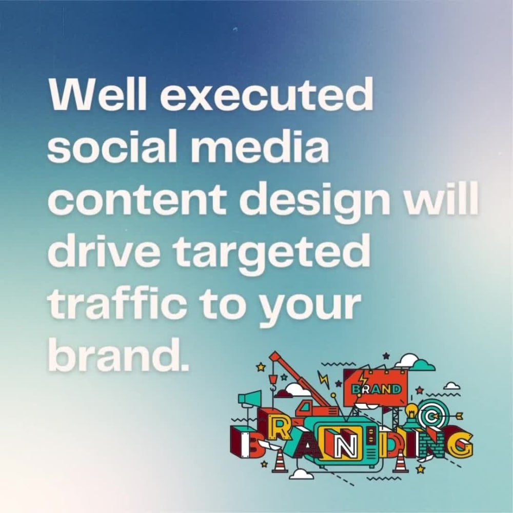 A professional social media post for your brand | Upwork