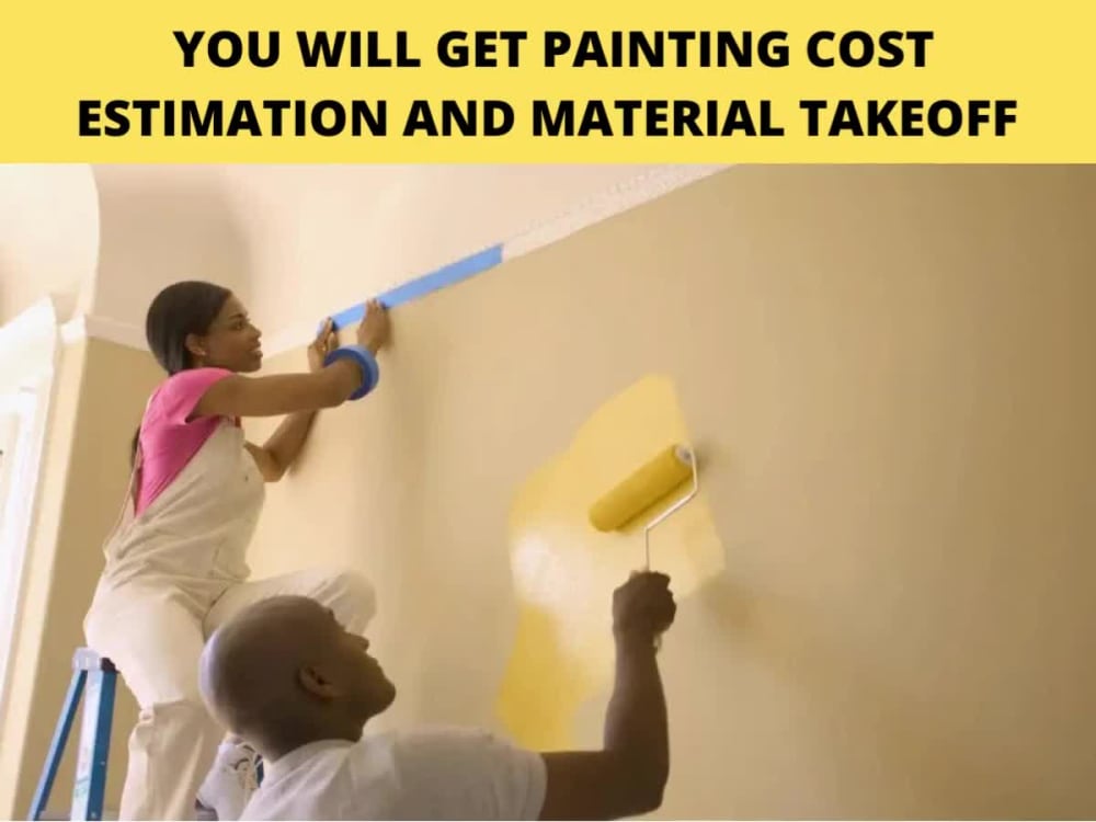 Painting material takeoff and cost estimation using planswift Upwork