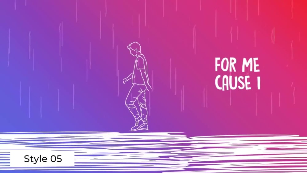 Professional illustrated animated lyric video of your song. Upwork