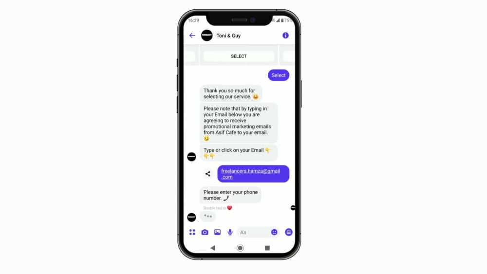 A smart chatbot for Facebook Messenger, Whatsapp and website using ...