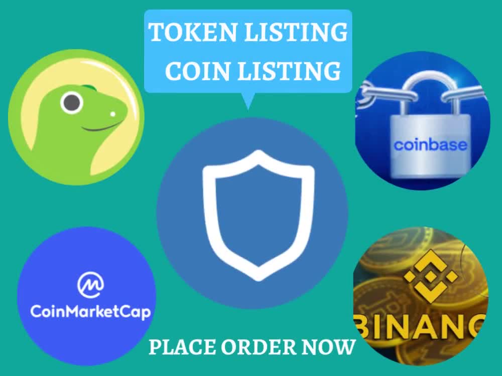 Fast Token or coin listing on Coinmarketcap, Coingeko, Binance