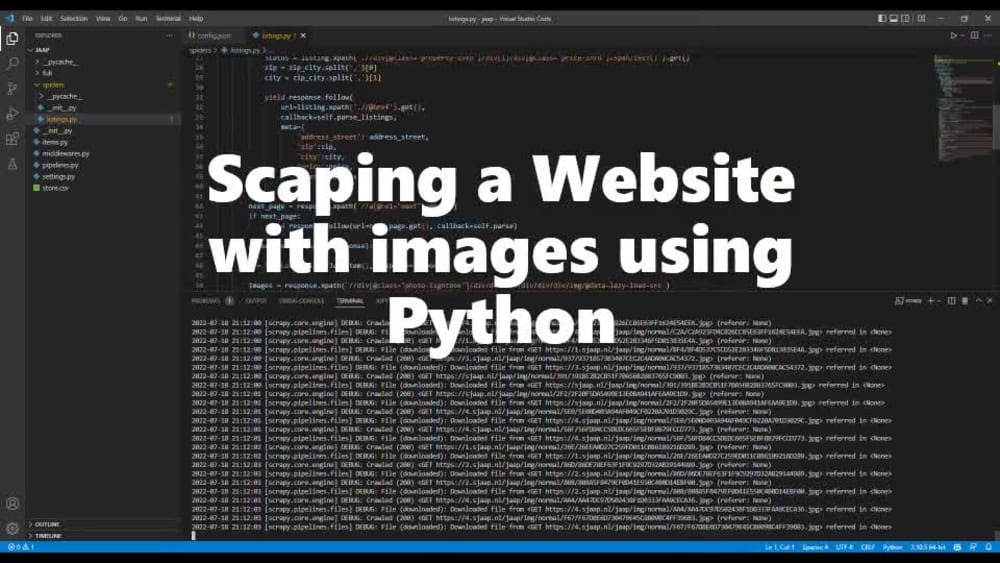 An optimized automated Python web scraper that will crawl your website ...