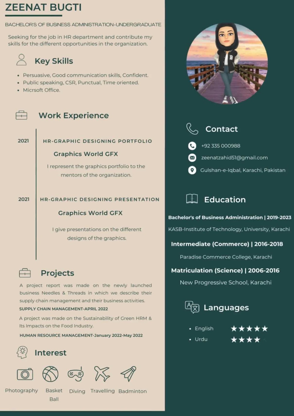 make attractive resume