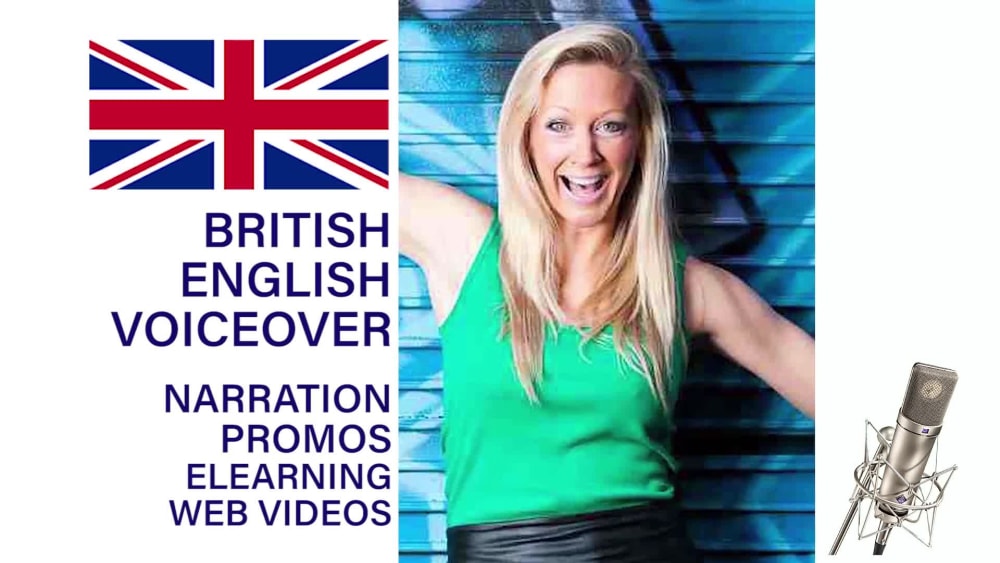 A Professional British Female Voice Over Upwork