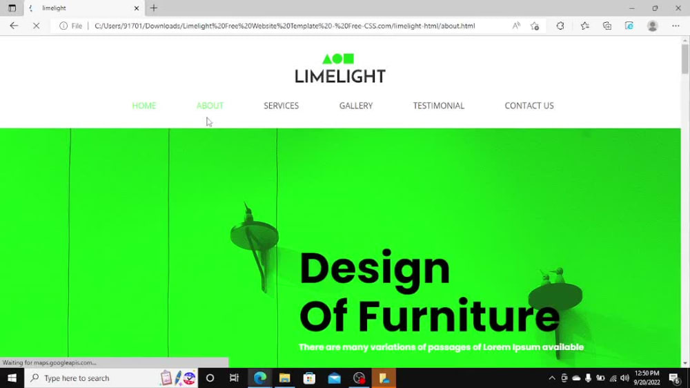 site for furniture store Upwork