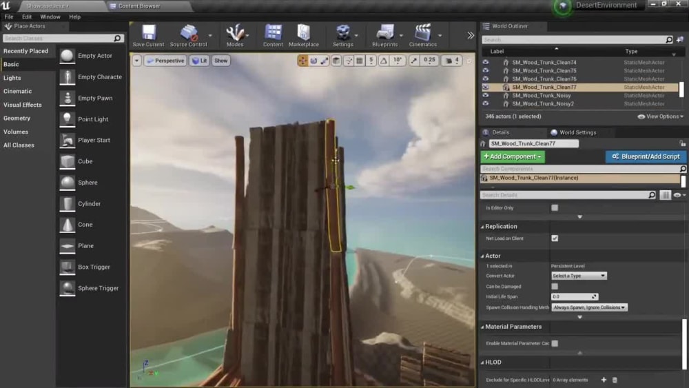 Custom environment concept art background and character illustration