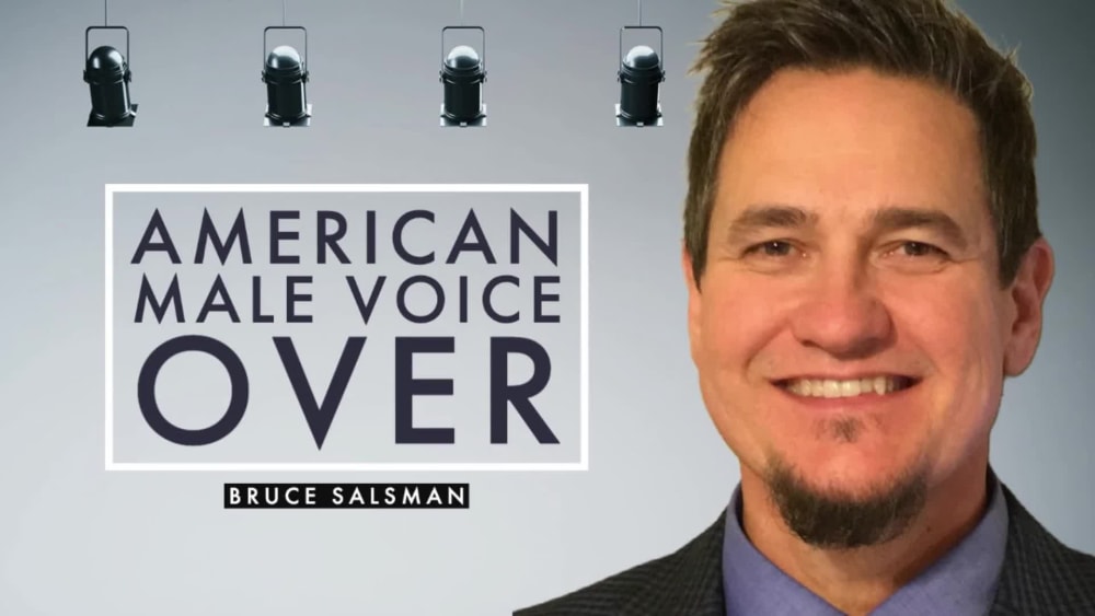 A professional American male voice over Upwork