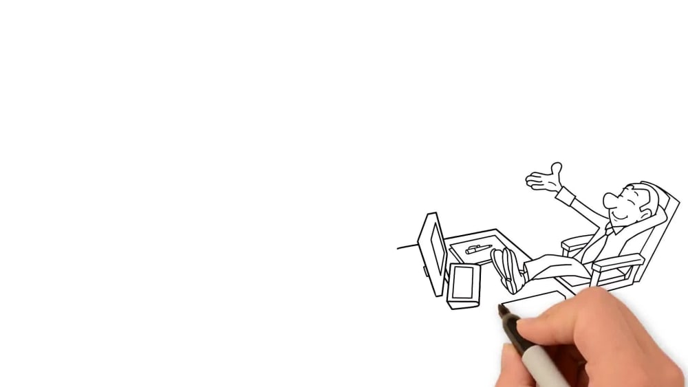 Whiteboard animation Explainer videos ad Doodle animation