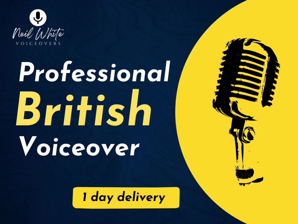 A professional UK/British male voice over of up to 300 words Upwork