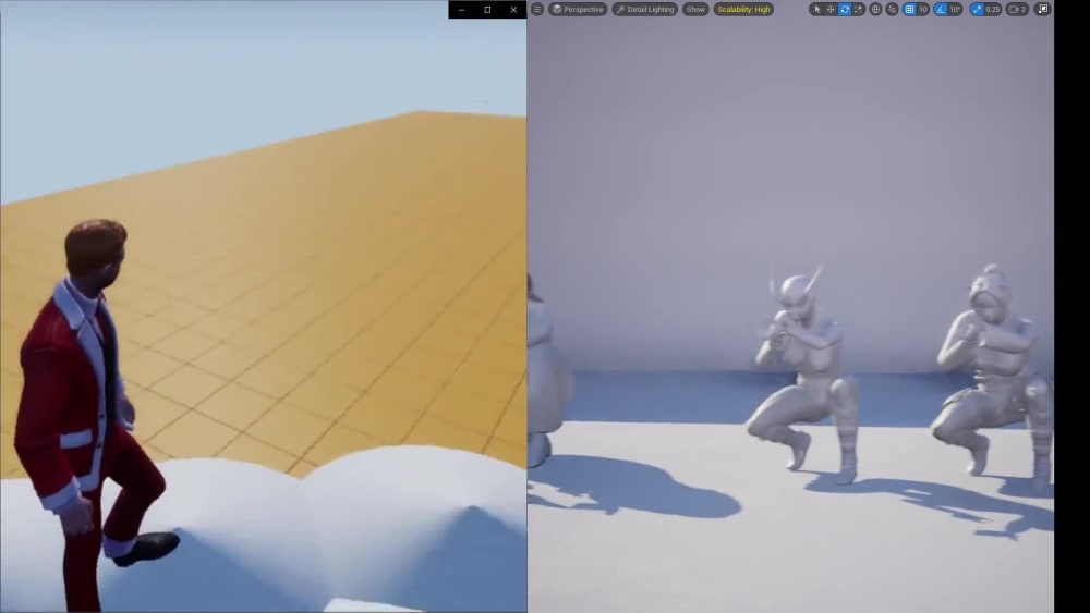 Rig any Character to Unreal Engine 5 and 4 Epic SK_Mannequin skeleton