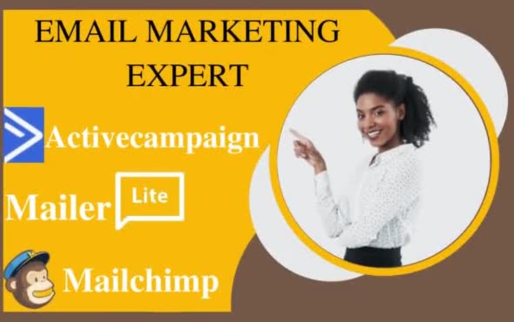 Top notch mailerlite, activecampaign and keap email marketing expert