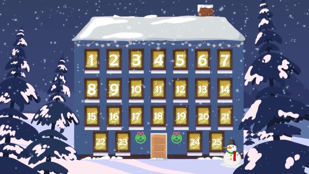 A Christmas animation of the Advent calendar! | Upwork