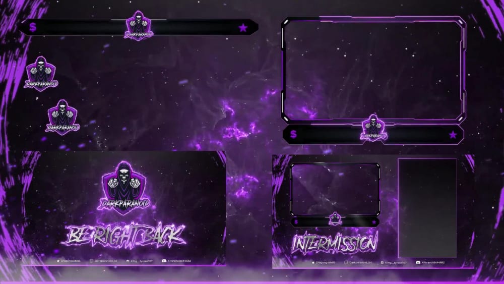 Best quality stream graphics for twitch, youtube, Facebook Upwork