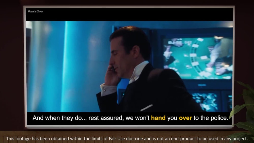 Movie scenes where your favorite word, phrase or sentence is 