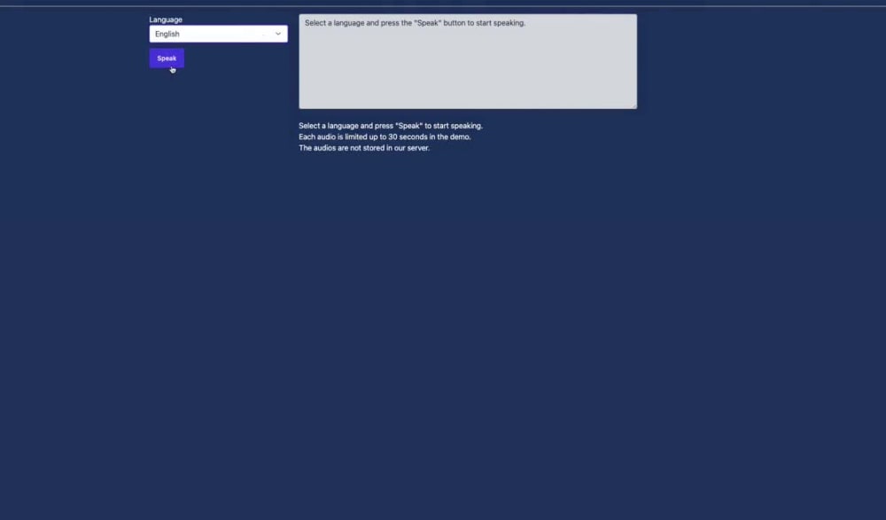 A Speech to text web application (using Azure Cognitive Services) | Upwork