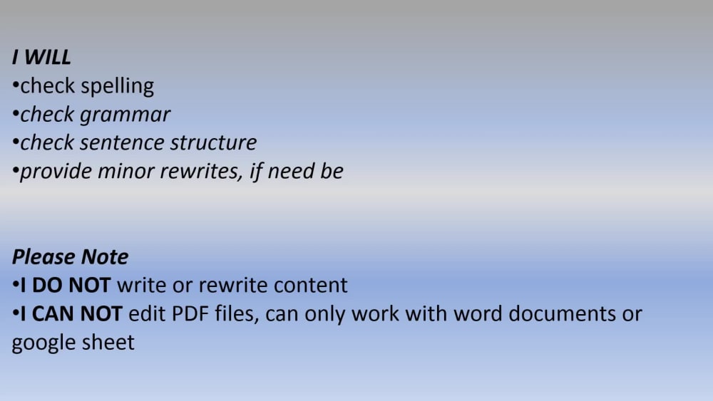 A Proofread Or Edited Book Personal Document Or Short Story In 