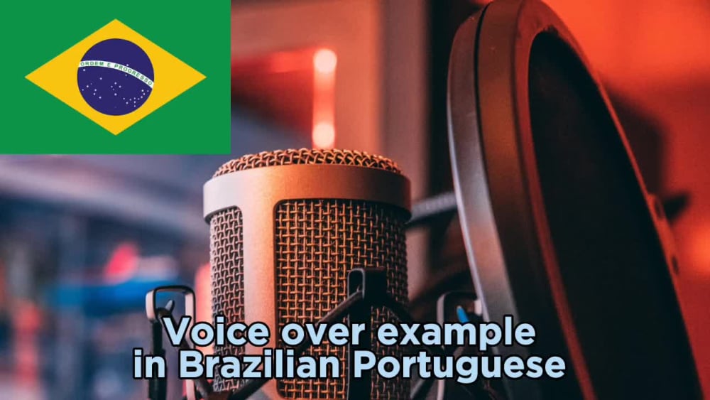 Any text recorded for you in Brazilian Portuguese. Upwork