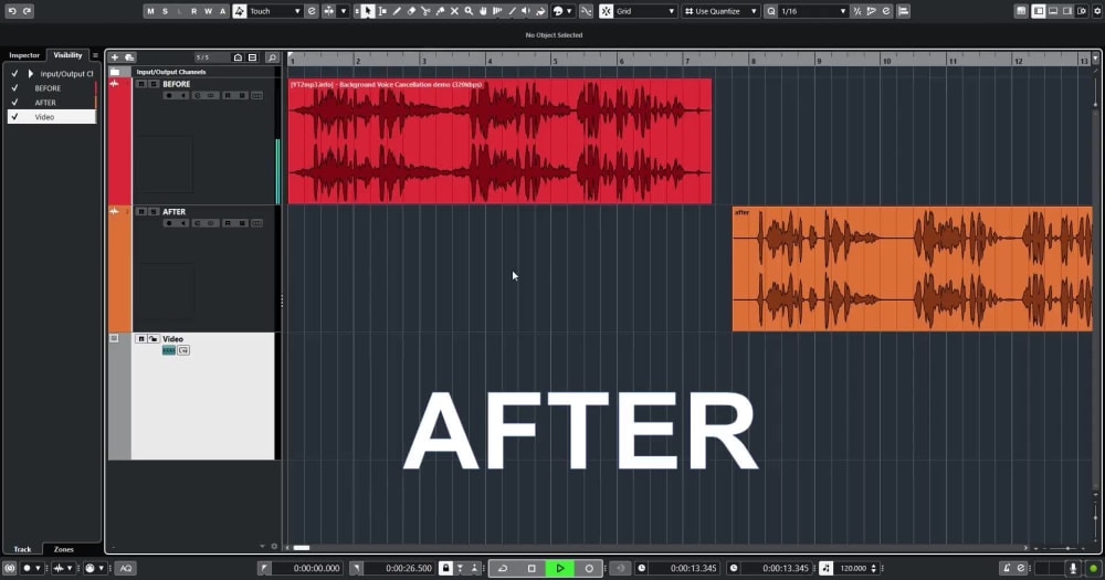 Clean audio file with no noise(background noise reduction) Upwork