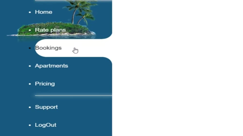 Modern UI menu HTML CSS | Upwork