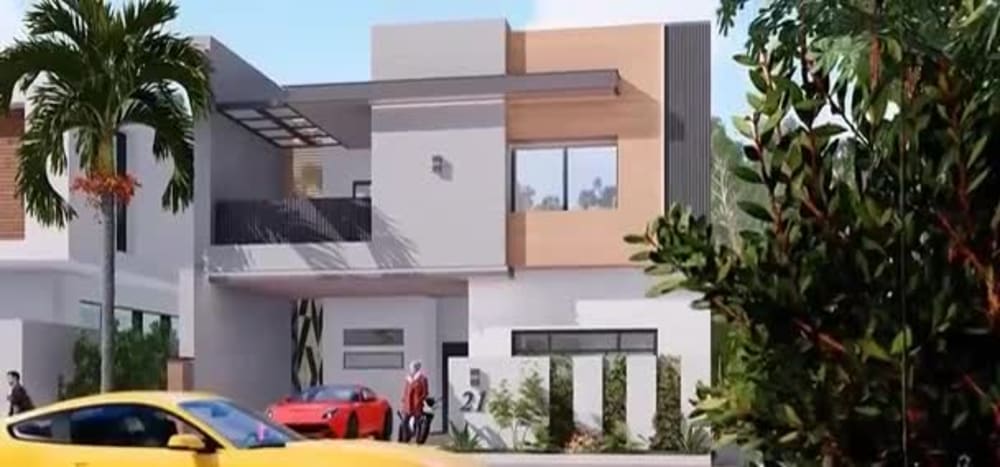 3d rendering of house exterior model and interior design | Upwork