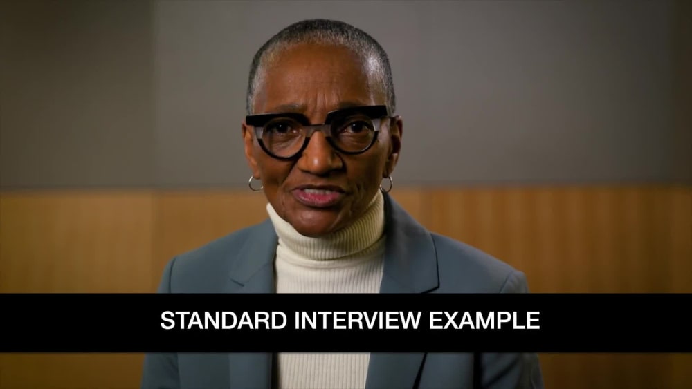 Professional video interview footage. Upwork