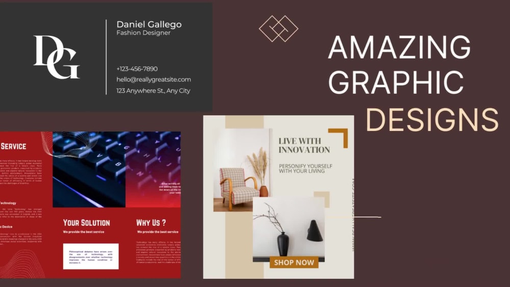 A creative eyecatching graphic designs that you need Upwork