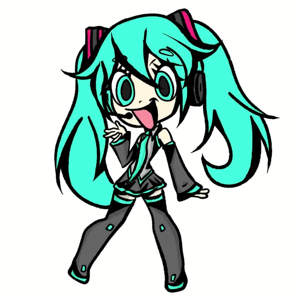 An Anime Illustration In Cartoony Style Upwork