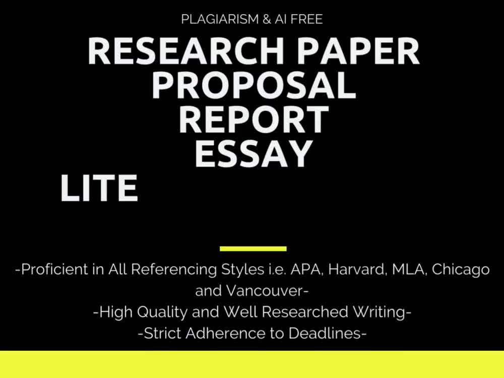 Excellent Quality Research Paper/Proposal/Essay/Report/Literature