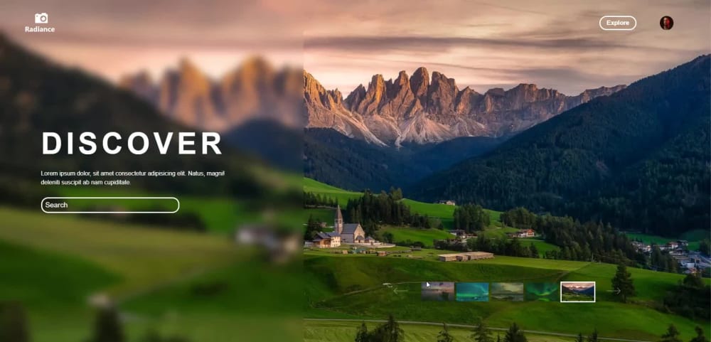 A websites pages interface using HTML CSS & JavaScript | Upwork