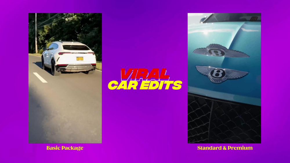 A viral TikTok car edit Upwork