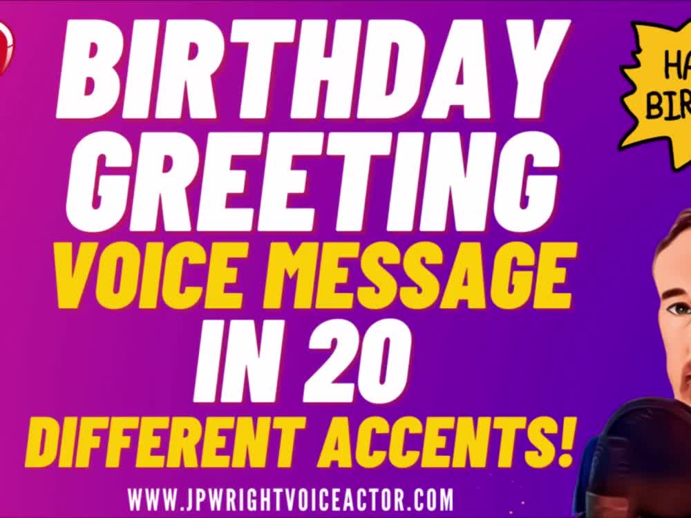 different　accents!　20　Happy　Birthday　in　greeting　message　Upwork