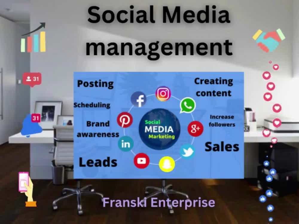 A Social media account manager and content creator. Upwork