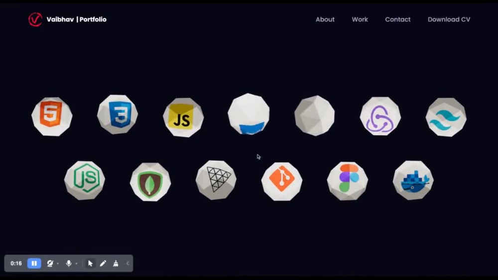 A 3d Portfolio from three.js and React Technology | Upwork