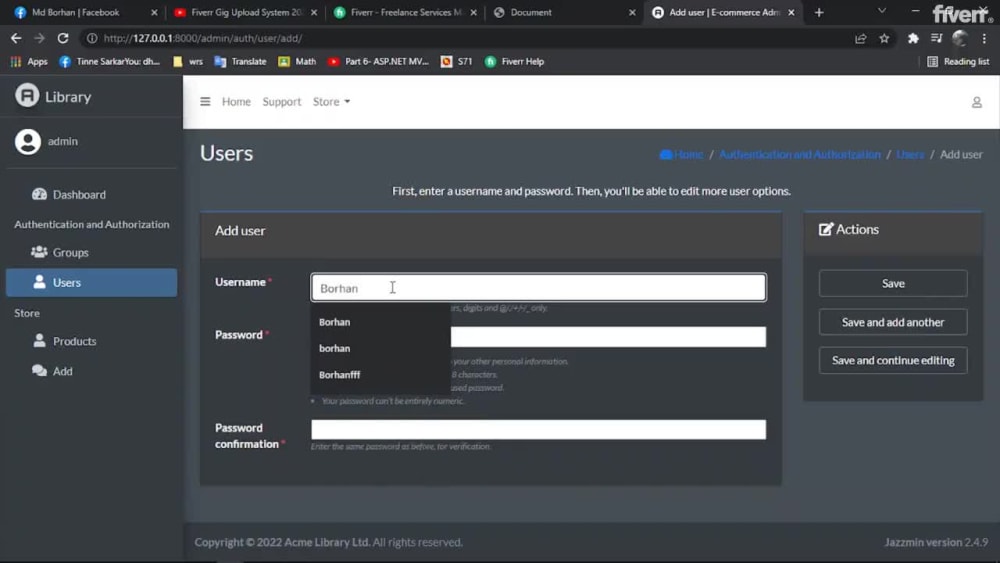 Dynamic website with python and Django | Upwork