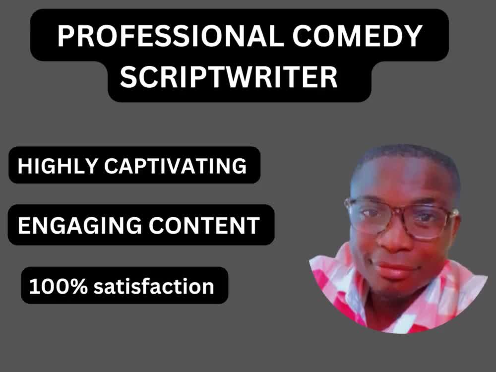 A comprehensive and entertaining comedy script for youtube channel | Upwork
