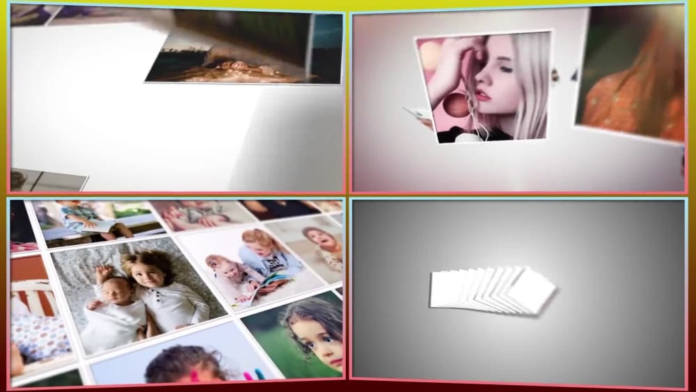 An amazing photo mosaic photo slideshow video, multi photo slideshow ...