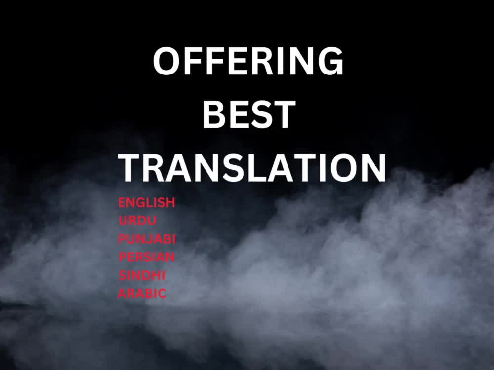 Perfect translation in different languages Upwork