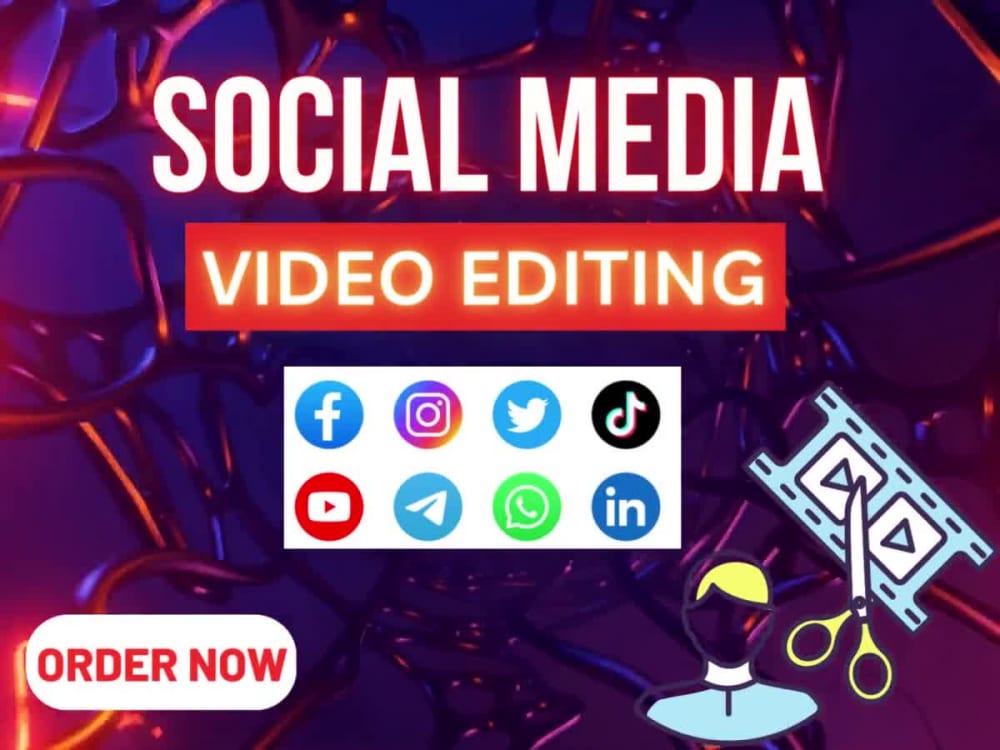 Professional social media video editing youtube video editor Upwork