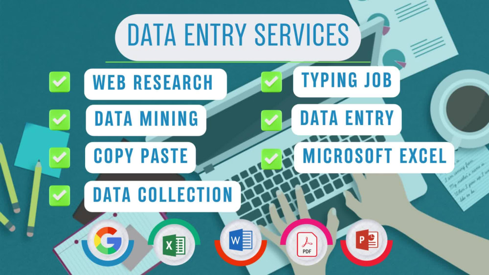 Data entry, copy-paste, excel, scraping and web research | Upwork