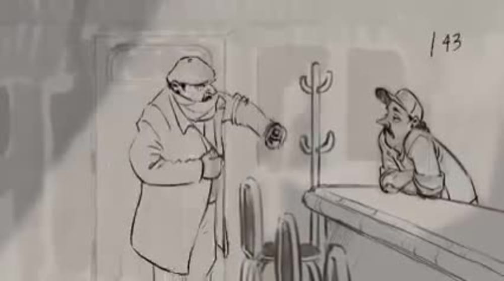 2d traditional animation, 2d line art, frame by frame, cel, ai music