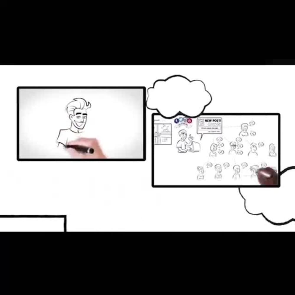 Animated Whiteboard Animation Explainer Video with VoiceOver for