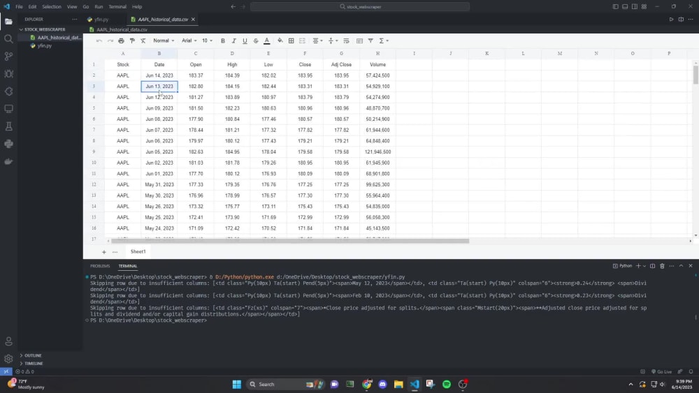 Customizable  Scraping Tool in Python Upwork