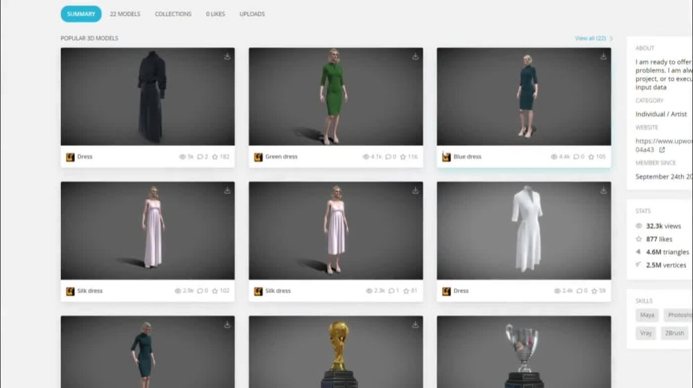 Low poly 3d model for WebGL with pbr | Upwork