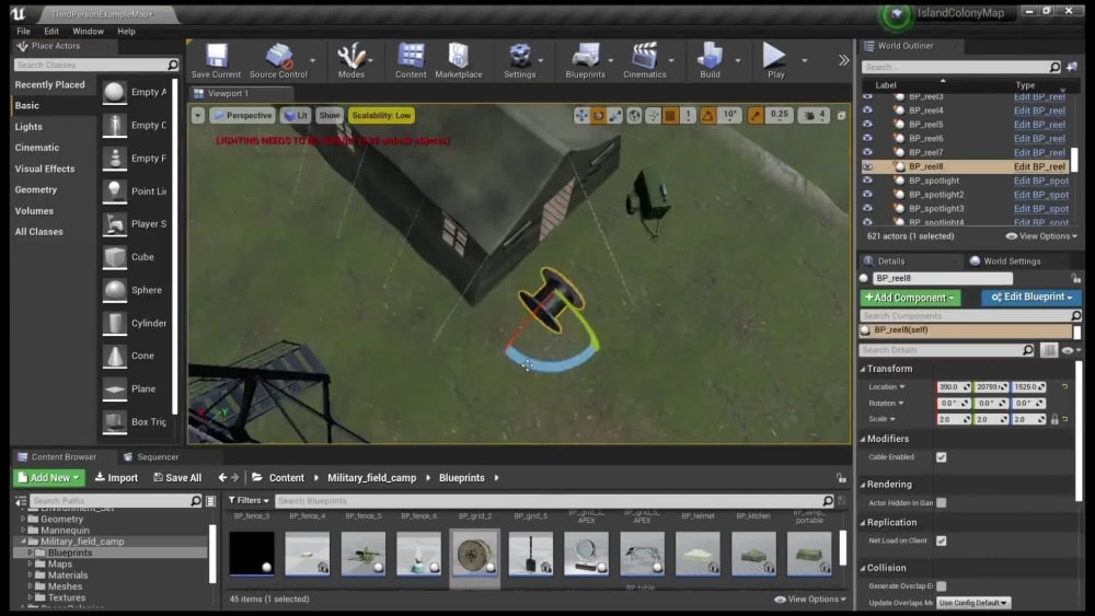 An outstanding Game Map in Unreal Engine(Level Design) Upwork