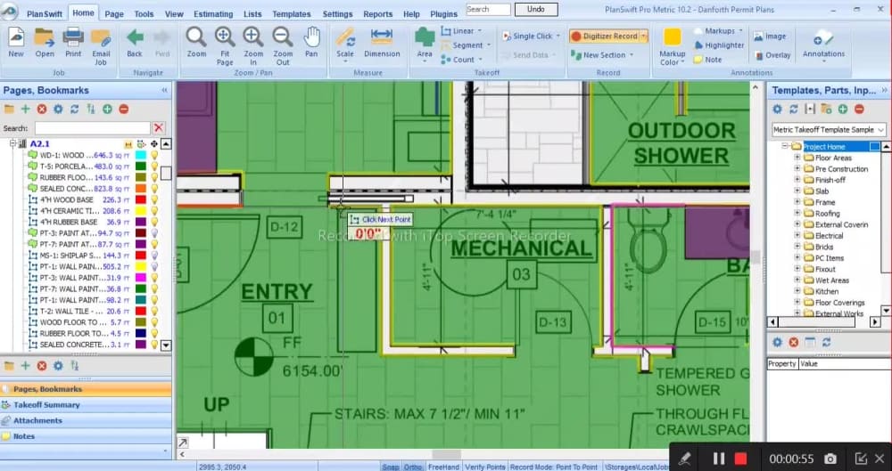 Quantity takeoff, material takeoff, construction estimation services