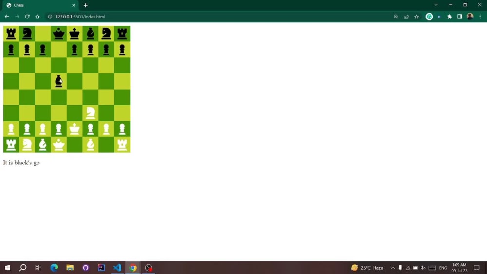 A fully functional chess game built using Vanilla JavaScript | Upwork